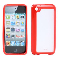Apple iPod Touch 4 Gummy Case (Red)